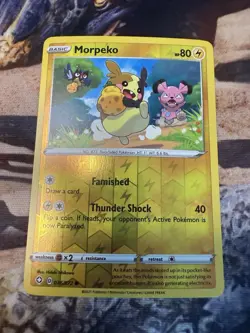 Morpeko 036/072 Shining Fates Reverse Holo Pokemon Card NM/M Pack Fresh - Image 1