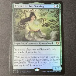Azusa, Lost but Seeking -Foil MTG Commander Masters - Image 1