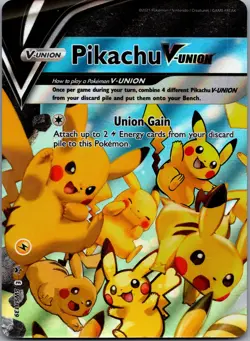 Pikachu V-Union Promo SWSH: Sword & Shield Promo Cards SWSH139 LP - Image 1
