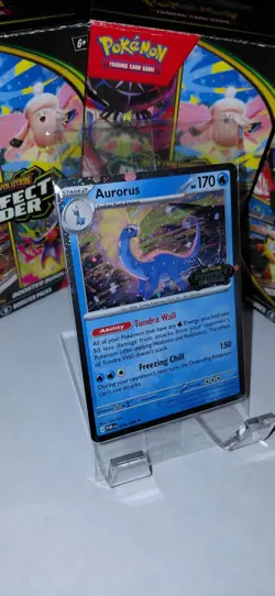 Aurorus - Perfect Order Stamped Holo Promo Pokemon Card POR 024/088 Sealed! - Image 1