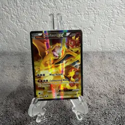 2016 Pokemon Charizard EX XY121 Black Star Promo Holo Rare Card 180 HP - Image 1