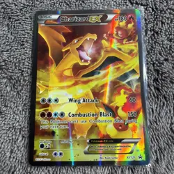 2016 Pokemon Charizard EX XY121 Black Star Promo Holo Rare Card 180 HP - Image 4