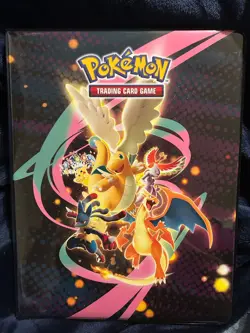 pokemon binder with raw single cards - Image 1