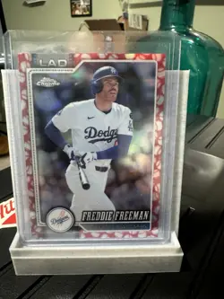 2026 Topps Chrome Freddie Freeman Baseball Seams Refractor #159 - Image 1