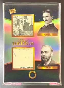 2024 Super Products Pieces of the Past Tesla & Nobel 1700's Edition Relic - Image 1