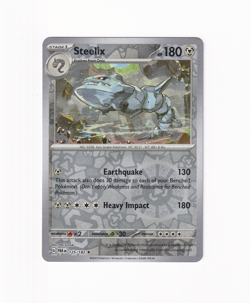 Steelix 125/182 SV:04 Paradox Rift Reverse Holo Rare Pokemon Card Near Mint NM - Image 1