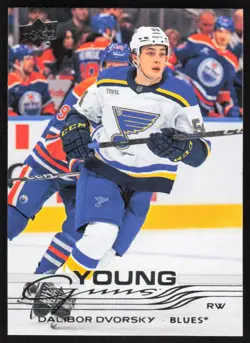 2025-26 Upper Deck Young Guns Rookie #226 Dalibor Dvorsky St. Louis Blues - Image 1