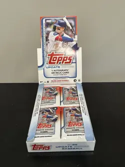 2025 Topps Update Baseball - Lot of (3) sealed Hobby Packs from a fresh box - Image 3