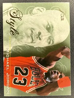 MICHAEL JORDAN 1995-1996 FLAIR STYLE #235 card NBA basketball - Image 1