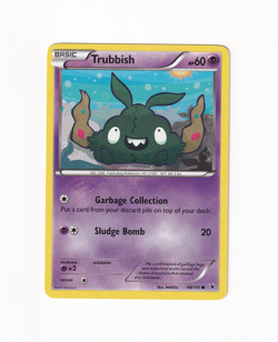 Trubbish 48/101 Noble Victories Regular Non Holo Pokemon Card Light Played LP - Image 1