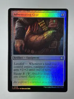 Adventuring Gear 249 Uncommon Foundations Magic: The Gathering Foil LP - Image 1