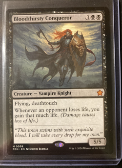 Bloodthirsty Conqueror - Foundations - Regular - Magic the Gathering - NM - Image 1