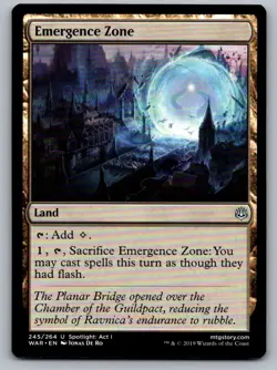 Emergence Zone 245 Uncommon War of the Spark Magic: The Gathering Near Mint - Image 1