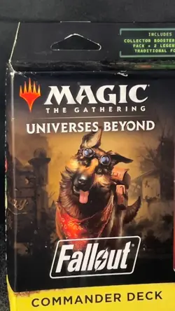 MTG Magic The Gathering Fallout Commander Deck Scrappy Survivors Dogmeat Sealed - Image 2