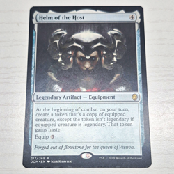 Wizards of the Coast MTG Helm of the Host Dominaria Rare Regular ENG 217/269 - Image 1