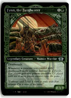 Fynn, the Fangbearer (Halo Foil) LP Foil 156 March of the Machine MTG - Image 1