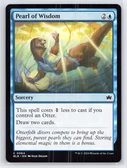 MTG NM Normal Pearl of Wisdom 64 C Bloomburrow - Image 1