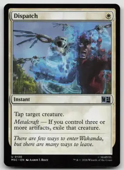 Dispatch (Surge Foil) 130 Commander: Marvel Super Heroes Magic: The Gathering NM - Image 1