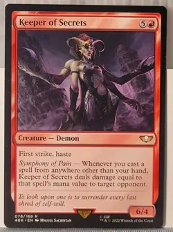 Mtg KEEPER OF SECRETS NM 40K 078/168 -Argo- - Image 1