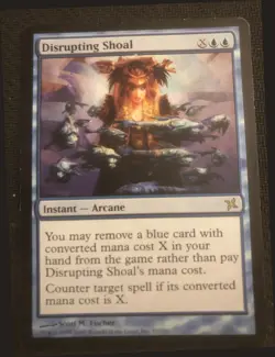 1x Disrupting Shoal, LP, Betrayers of Kamigawa, MTG *FREE SHIPPING* - Image 1
