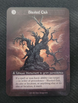 Sorcery Contested Realm KS Alpha - Blasted Oak - Unique - Image 1