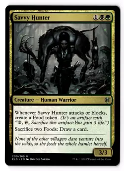 Savvy Hunter 200 Throne of Eldraine NM - Image 1
