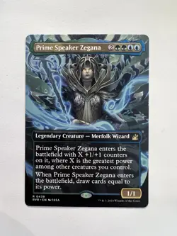 Prime Speaker Zegana - BORDERLESS Anime - MTG Ravnica Remastered - NM - Image 1