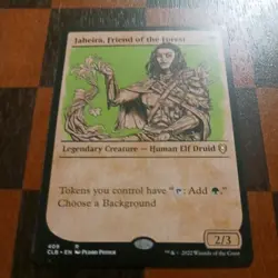 Mtg Jaheira, Friend of the Forest NM Showcase #409 Battle Baldur's Gate - Image 2