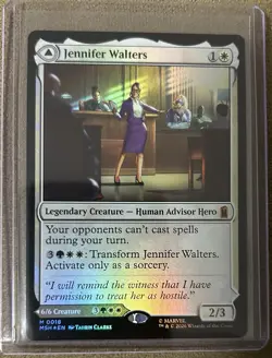 Jennifer Walters - The Sensational She-Hulk FOIL MTG MSH Nm/M marvel magic - Image 1
