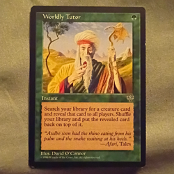 Wizards of the Coast Worldly Tutor Mirage 1996 Regular Green Instant English - Image 1