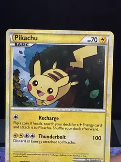 Pokemon Card Pikachu HGSS03 HeartGold & SoulSilver Holo Black Star Promo NM - Image 2