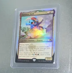 Rainbow Dash Foil Holo Mythic MTG 540 Secret Lair Drop Red White EN 2023 - Image 1