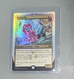 Pinkie Pie Foil Rare White Legendary Creature Secret Lair Drop MTG EN 2021 - Image 1