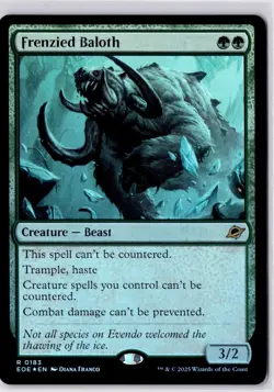 Frenzied Baloth Edge of Eternities Foil NM R 0183 - Image 1
