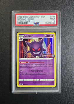 Pokemon 2022 Gengar #241 PSA 9 Prerelease Holo Promo - Image 1