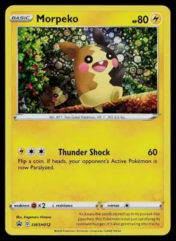 Pokemon Card Morpeko General Mills Promo SWSH012 Holo - Image 1