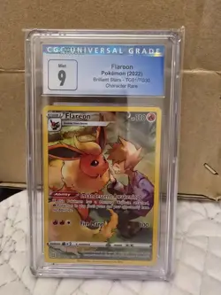 Flareon TG01 cgc 9 Pokemon Brilliant Stars - Image 1