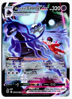 Shadow Rider Calyrex VMAX TG18/TG30 Holo Astral Radiance Trainer Gallery NM - Image 1