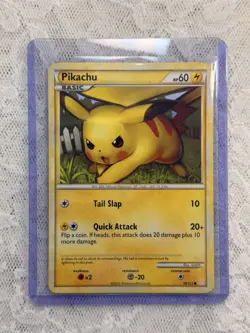 Pokemon Trading Card Game Pikachu 78/123 Heartgold & Soulsilver Regular - Image 1