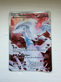 Reshiram RC22/RC25 Full Art Radiant Collection 2013 Pokemon LP - Image 1