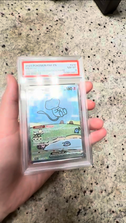 2024 Pokemon Paldean Fates Mew ex 232/091 Bubble Mew SIR PSA 8 NM MT - Image 2
