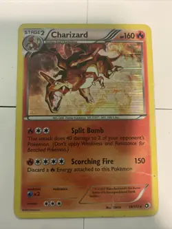 Pokemon TCG Charizard Legendary Treasures 19/113 Holo Holo Rare - Image 1