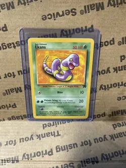 Vintage Pokemon Card Ekans 56/82 Team Rocket Set Unlimited WOTC 2000 LP-NM - Image 1