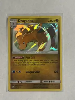 Dragonite - 119/181 - Holo Rare - Sun & Moon: Team Up - Pokemon LP - Image 1