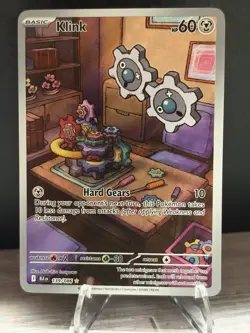 Pokemon TCG - Klink - 139/086 - Illustration Rare - SV: Black Bolt - Image 1