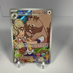 Pokemon TCG Arven's Greedent 205/182 Sv10: Destined Rivals NM/M - Image 1