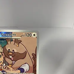 Pokemon TCG Arven's Greedent 205/182 Sv10: Destined Rivals NM/M - Image 3