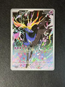 Xerneas 091/086 Holo Illustration Rare Chaos Rising Pokemon Near Mint - Image 1