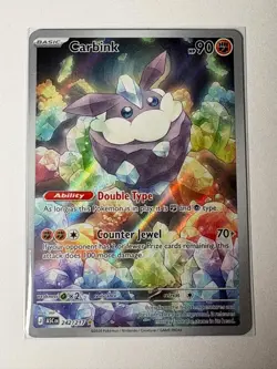 Carbink 242/217 Illustration Rare Ascended Heroes Pokemon Holo Near Mint - Image 1
