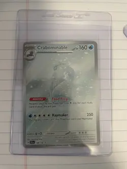 Pokemon TCG Crabominable Sv07: Stellar Crown 149/142 Illustration Rare Holo - Image 1